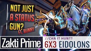 Warframe | Eidolons | Zakti Prime 6x3 | 6 Hydrolysts Captured | ft. Bunny