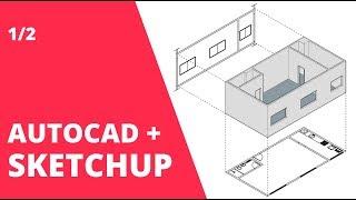 SKETCHUP E AUTOCAD: como importar arquivos do AutoCAD #01/02 | CtrlArq