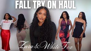 ZARA + WHITE FOX BOUTIQUE TRY ON HAUL | FALL 2024