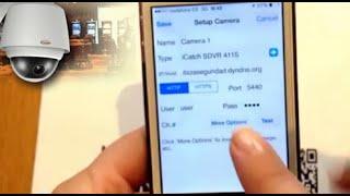 Configure IP Cam Viewer for Iphone or Ipad