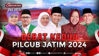 LIVE - Debat Kedua Pilkada Jawa Timur 2024: Luluk-Lukman, Khofifah-Emil, Risma-Gus Hans