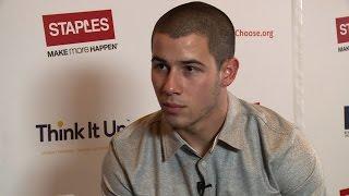 Before Dallas concert, Nick Jonas talks education