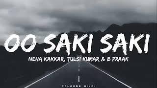 Saki saki song with lyrics in black   and white