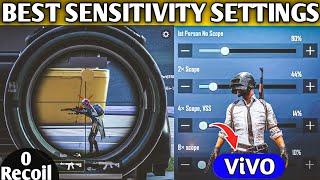 PUBG MOBILE SENSITIVITY SETTINGS FOR ALL VIVO MOBILES IN 2024| Vivo Device Sensitivity Setting 2024