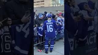 Mitch Marner Signs Autographs And Takes Pics In Style