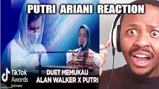 Putri Ariani X Alan Walker - Hero | TIKTOK AWARDS INDONESIA 2023 REACTION