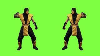 Mortal Kombat SCORPION Loop Green Screen| Free Background Videos (No Copyright)