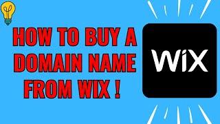 How to buy a domain name from Wix (Simple 2025)