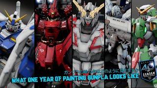 My first year of painting Gundam Model Kits aka Gunpla ガンプラ全塗装!