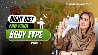 Right Diet for Your Body Type || Explained in 5 Minutes || TSK DIET || Hindi/Urdu