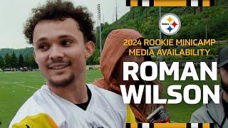 Roman Wilson: 'It's been really good, I love it out here' | Pittsburgh Steelers