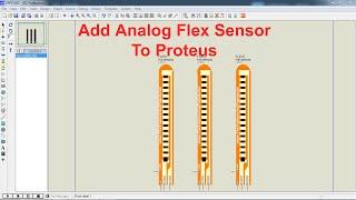 Add Analog Flex Sensor To Proteus