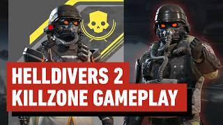 Helldivers 2 Killzone Gameplay - Every New Skin and Weapon So Far