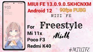 MIUI FE- 13.0.9.0.SKHCNXM | Android 12 For Poco F3 Mi 11x Redmi K40