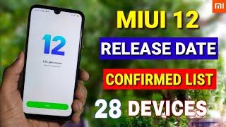 Miui 12 Global Stable update release date in India | Supported Smartphones list | Miui 12 features