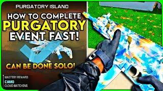 How To Complete Purgatory Island Event Fast! 3 Animated Camo's! Warzone