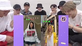 BTS REACTION Kika Kim vs Tiktokers