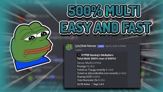 How to get 500% Multi in dank memer fast and easily without prestige coin || permanent multi