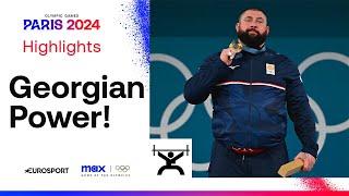 Georgia’s Lasha Talakhadze wins back-to-back gold in men’s +102kg ️‍️ | #Paris2024 #Olympics