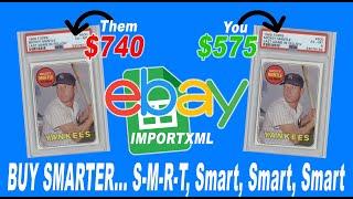 Scraping eBay Sold Item Data for Maximum Savings or Profits (Part 1, Tool Demonstration) #sportscard