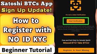 NEW Registration Full Tutorial - NO ID/NAME KYC - SATOSHI BTCs Mining - CORE Mining