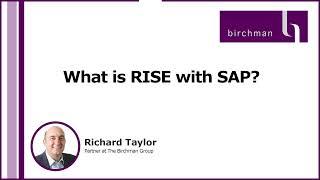 What is RISE with SAP?