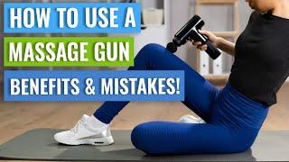 How To Use A Massage Gun - Risks, Benefits, Best Settings