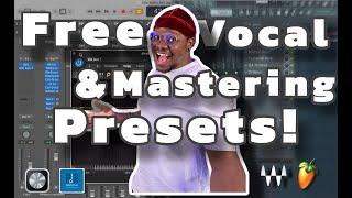 Free Vocal & Mastering Presets for Logic Pro X / FL Studio Users ️