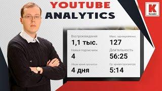 Как смотреть статистику прямых трансляций на YouTube-канале?