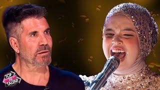 Putri Ariani Simon Cowell's GOLDEN BUZZER All Performances on AGT 2023!