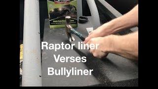 Raptor liner or Bullyliner? A road test review on both DIY liners