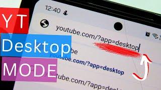 How to Get Youtube Desktop Mode On Android 2024