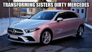 Surprising my Sister's Filthy Car with a 3 Day Full Detail - Deep Cleaning Dirty Mercedes AMG