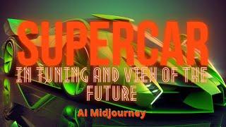 SUPERCAR in tuning and view of the future, AI Midjourney... #midjourney