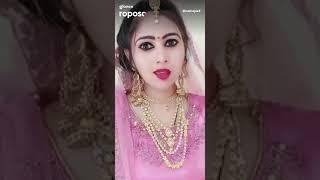 white beautiful girl romantic roposo video status | babhi dance  video status short video