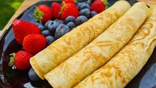 How to make Easy Crepes | Recette Crepe Doux | Cooking and Vlogging #frenchcrepes