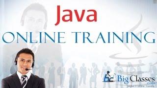 Core Java Training Tutorial Video - Part 1 | bigclasses