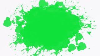 Copyright Free || Ink Splashes Effects || Green Screen Ink Reveal