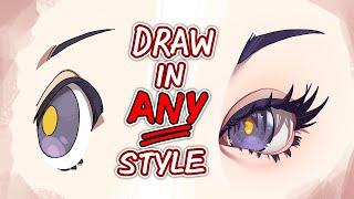 How to draw eyes