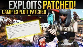 Fallout 76 Exploits Patched! CAMP Glitch Patched! Glitches Not Working, No Durability Bug Fix!