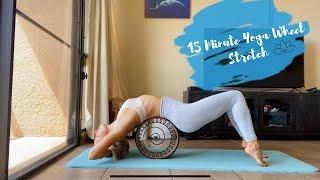 15 Minute Yoga Wheel Stretch!