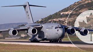 AMAZING C-17 GLOBEMASTER III CLOSE-UP TAKEOFF & AMAZING ENGINE SOUND!!!