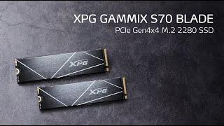 XPG GAMMIX S70 BLADE PCIe Gen4x4 M.2 2280 SSD