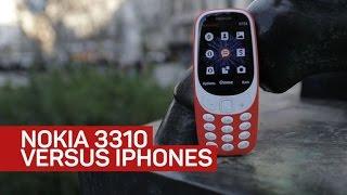 Nokia 3310 vs. iPhone 7 in a real city battle