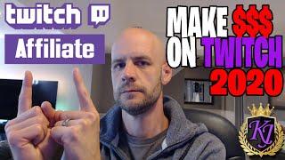 Twitch Affiliate - MAKE MONEY STREAMING ON TWITCH - How To Get Affiliated