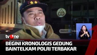 Asal Muasal Api Lahap Kebakaran Gedung Baintelkam Mabes Polri | Kabar Pagi tvOne