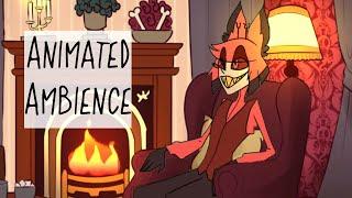 Alastor's Parlour Animated Ambience - Hazbin Hotel POV for Work, Study and Sleep