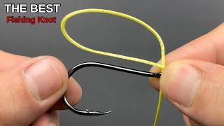 The Simplest but Strongest Fishing Knot Ever | 100% Trust Best for Hooks!