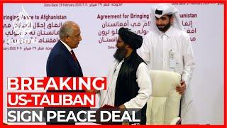 Afghanistan's Taliban, US sign peace deal