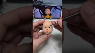 Squid Game Clay Doll ：Creating the Iconic Rotating Head - Part 1